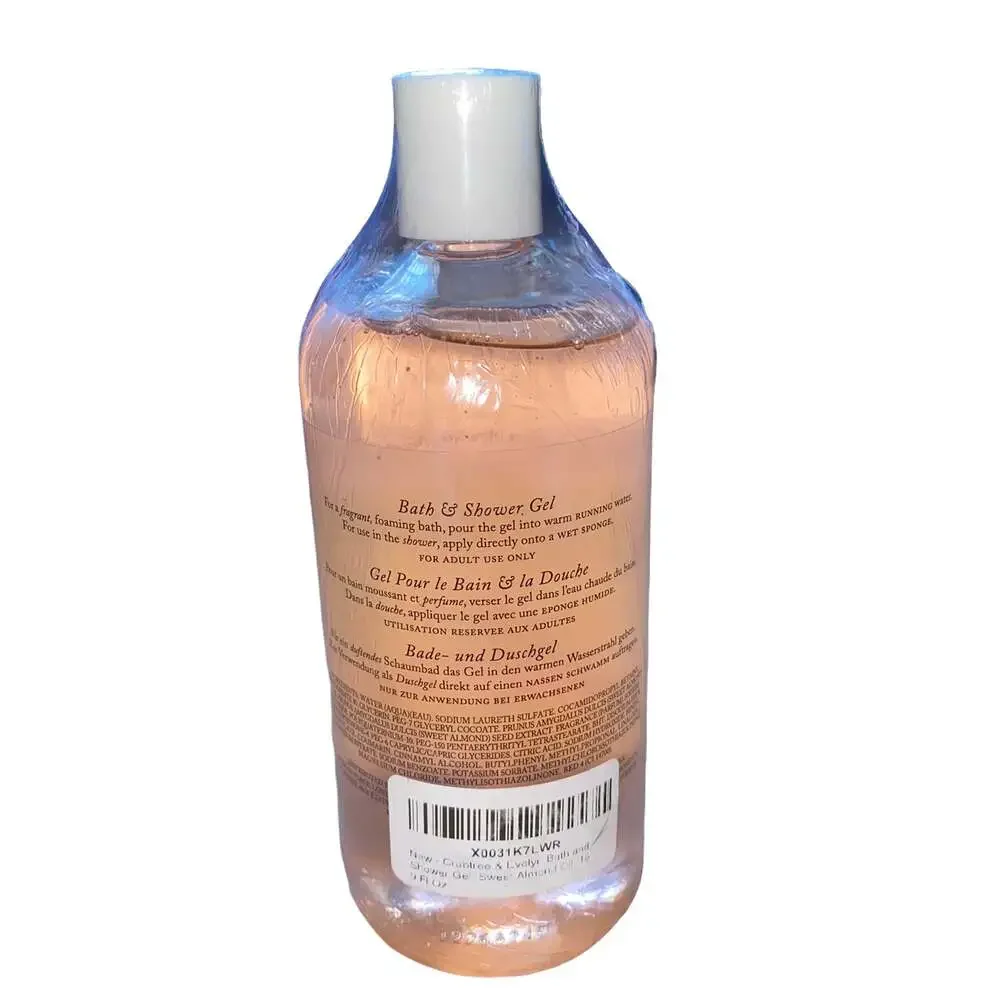 Crabtree & Evelyn Sweet Almond Oil Bath & Shower Gel 16.9 fl oz NWTs